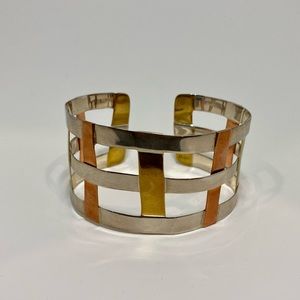 Robert Lee Morris Studio Vintage Cagey Cuff Bracelet